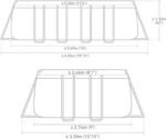 Intex Schwimmbadrahmen-Set Ultra Quadra, 549 x 274 x 132 cm, XTR 26356