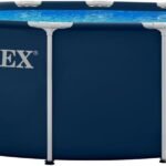 Intex 28930GH 3.66m x 1.22m Navy Blue Metal Frame Pool Set (Contents: One Pool Liner, Metal Frames and One Ladder)