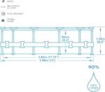 Bestway Steel Pro Max Framepool-Set, rund, mit Filterpumpe & Sicherheitsleiter 366 x 100 cm