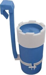 Planet Pool Stahlwandpool Set rund Arizona 350x90 cm, Stahl 0,3 mm weiß, Folie 0,2 mm blau, Overlap