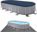 20Ft X 10Ft X 48In Prism Frame Oval Pool Set