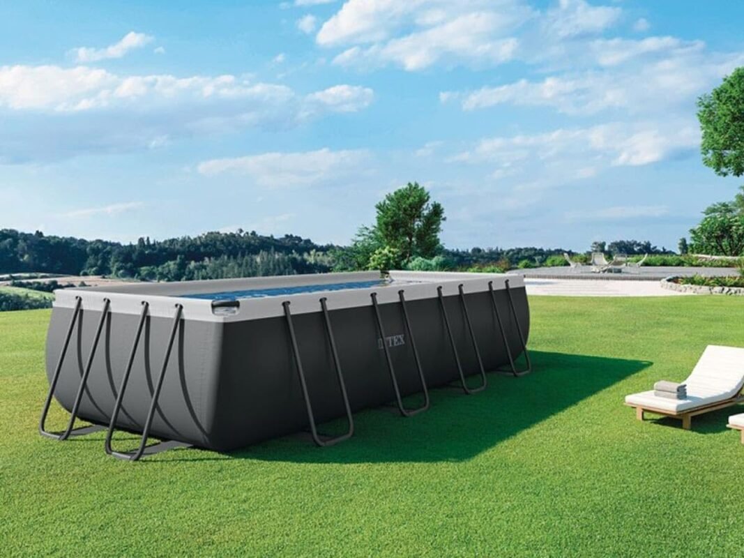 Intex Schwimmbadrahmen-Set Ultra Quadra, 549 x 274 x 132 cm, XTR 26356