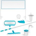 Intex 26368NP – Aufstellpool Ultra XTR Frame Rechteckig, Filterpumpe 7900 L/h, Leiter, mit Deluxe-Zubehörset, 31805 L, Stahl und PVC, Grau, 732x366x132 cm