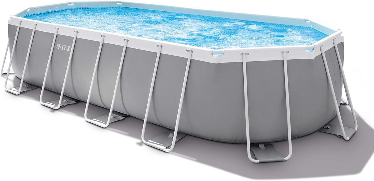 20Ft X 10Ft X 48In Prism Frame Oval Pool Set