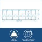 Bestway® Steel Pro MAX™ Aufstellpool Komplett-Set mit Filterpumpe Ø 396 x 122 cm, lichtgrau, rund