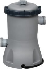 Bestway 56709-GS18 Steel Pro Max Stahlrahmenpool-Set mit Filterpumpe und Zubehör, 9150 L, blau, 366 x 366 x 100 cm