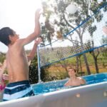 Intex 26368NP – Aufstellpool Ultra XTR Frame Rechteckig, Filterpumpe 7900 L/h, Leiter, mit Deluxe-Zubehörset, 31805 L, Stahl und PVC, Grau, 732x366x132 cm