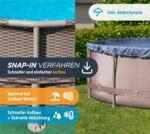 Summer Waves Rundpool Active Frame Swimmingpool Ø 457 x 106 cm, braun Rundpool