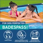 Bestway Steel Pro Frame Pool ohne Pumpe 400 x 211 x 81 cm , dunkelblau, eckig