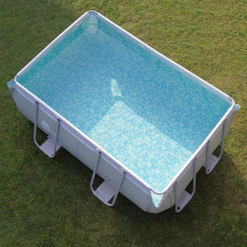 your GEAR Steel Frame Pool - div. Modelle/Größen - rund rechteckig oder quadratisch, 70-122 cm hoch Stahlrahmenpool Gartenpool Aufstellpool Schwimmbecken 300x200 300x300 400x200 Ø 366cm Ø 457cm