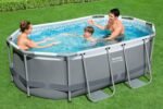 Bestway Oval Pool Set 10 ft x 6 ft 7 Zoll x 33 Zoll oder 3,05 m x 2,00 m x 84 cm
