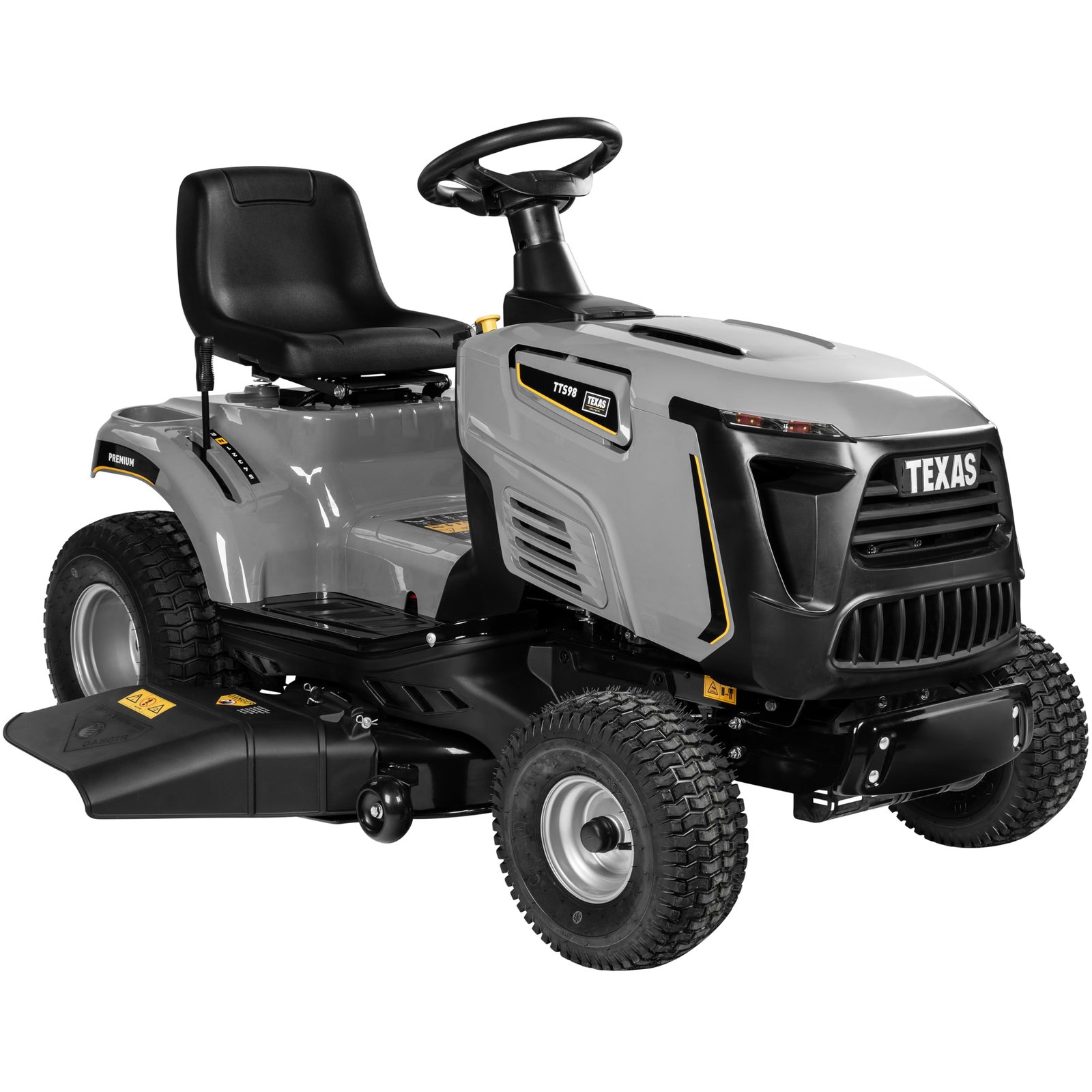 81hSBFYUlQL TEXAS TTS98 Premium Rasentraktor, 98 cm, 12 PS – Bild 1